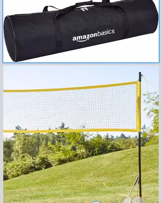 Rete Pallavolo e set badminton