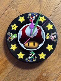 Orologio con stampa di Super Mario Kart su 45 giri