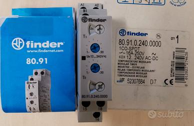 FINDER 80.91.0.240.0000 Relè temporizzato