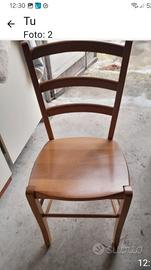 4 sedie in legno