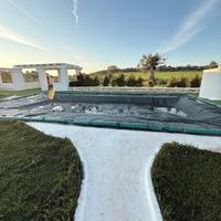 Telo Per Copertura Piscina Invernale +pompa