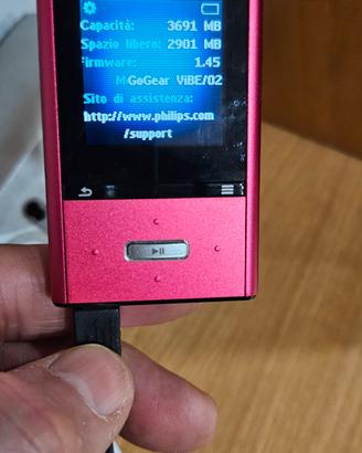 Lettore MP3 Philips GoGear Vibe 4 Gb