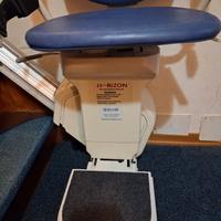 Sedia montascale a binario per disabili
