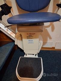 Sedia montascale a binario per disabili