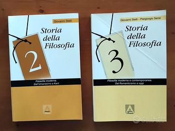 "Storia della Filosofia” - volumi 2 e 3 di G.Stell
