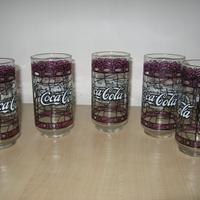 5 bicchieri nota marca vintage