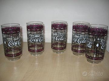 5 bicchieri nota marca vintage