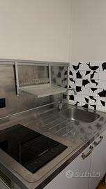 Mini cucina monoblocco cottura elettrico