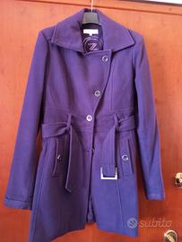 cappotto corto viola Piazza Italia. Tg L