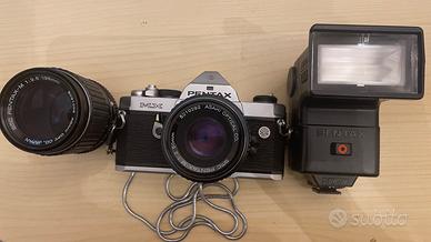 PENTAX  MX con 50mm e 135mm