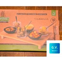 Antipastiera con Base di Bamboo - NUOVO