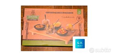 Antipastiera con Base di Bamboo - NUOVO