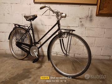 BICICLETTA VINTAGE FRENI A BACCHETTA 