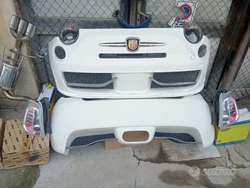 500 ABARTH paraurti fari marmitta