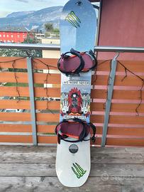 Tavola Snowboard Salomon e Attacchi Bataleon donna