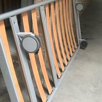 STRUTTURA LETTO SINGOLO CON 4 RUOTE