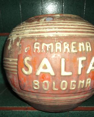 Vaso in Porcellana AMARENA SALFA BOLOGNA anni 50