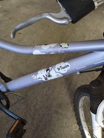 mountain bike ammortizzat ragazza 7 rapporti viola