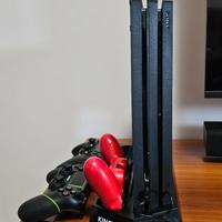 PS4 Pro 1TB - Revisionata, Silenziosa + Stand e 3 