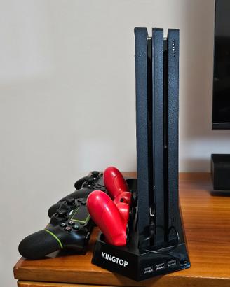 PS4 Pro 1TB - Revisionata, Silenziosa + Stand e 3 