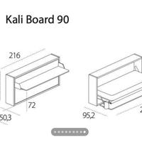 KALI BOARD 90 LETTO SINGOLO A SCOMPARSA 