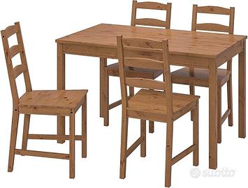 Tavolo 118x74xh74 con 4 sedie IKEA