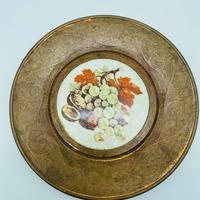 Piatto decorativo in rame