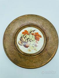 Piatto decorativo in rame