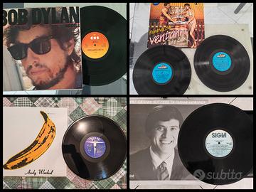 Lotto 5 vinili di cui 1 nuovo(Velvet Underground)