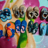 Lotto 8 pezzi scarpe bimbo 23-25 