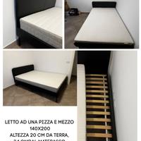 LETTO AD UNA PIAZZA E MEZZO