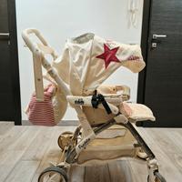 Tris trio cam fluido passeggino completo di tutto