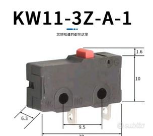 Universale Microinterruttore Vapore + 2 Faston