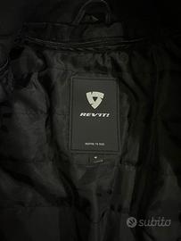 Giubbino moto in pelle con protezioni 