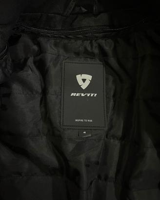 Giubbino moto in pelle con protezioni 