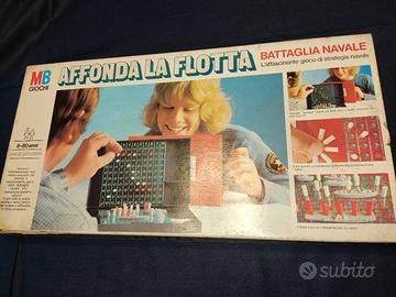 Gioco da tavolo Affonda la flotta 1983 MB Giochi