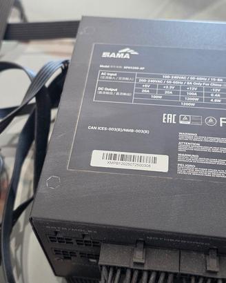 Alimentatore SAMA P1200 1200W 80 PLUS Platinum