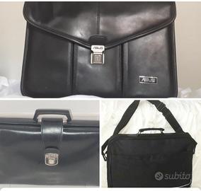 3 borse porta pc e porta documenti