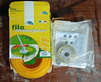 FILO E TESTINA IGNORANTE DECESPUGLIATORE 4mm