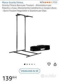 Barra trazioni smontabile pari al nuovo