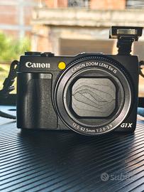 canon powershot g1 x Mark ii con doppia batteria