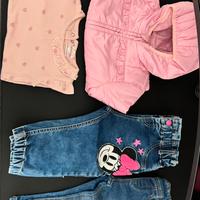 Set abbigliamento bimba tg 9-12 m