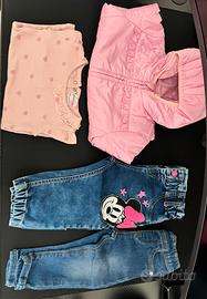 Set abbigliamento bimba tg 9-12 m
