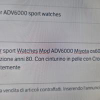 Orologio sector sport watches