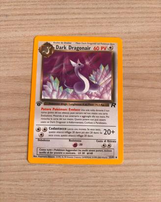 Carta Pokemon-Dark Dragonair ITA 1 edit. 1999/2000