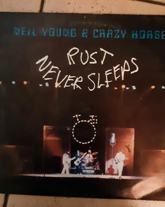 Vinile 33g originale 1979 Neil Young "Rust never s