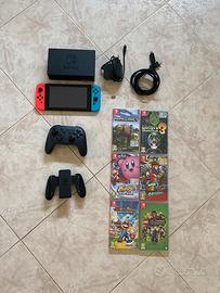 Nontendo S.+pro controller+6 giochi+micro sd 128gb
