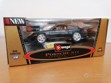 Burago 1:18 Porsche 911 no Politoys Polistil 