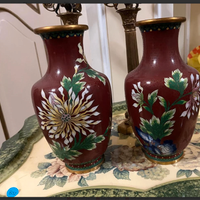 RARIvasiCINESIcloisonnèLUSTRIbisanzio,PRIMI900,daC