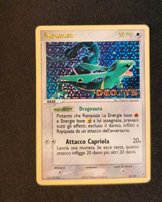 rayquaza ex deoxys stamped